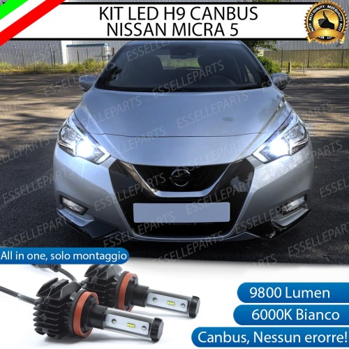 Kit Full Led 6000k H11 canbus NISSAN MICRA V Abbaglianti No Error