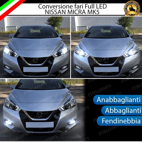 Kit Fari LED Completi Per Nissan Micra MK5 6000K Bianco