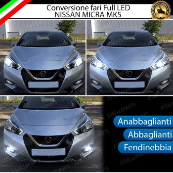 Kit Fari LED Completi Per Nissan Micra MK5 6000K Bianco