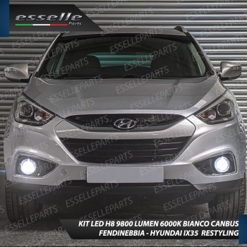 Kit Full LED H8 9800 Lumen 6000K bianco Fendinebbia per HYUNDAI IX35 Dal 2014 Kit Full LED H8 9800 Lumen 6000K bianco Fendinebbia per HYUNDAI IX35 Dal 2014