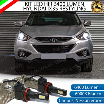Kit Full LED HIR2 6400 Lumen 6000K bianco HYUNDAI IX35 DAL 2014 Kit Full LED HIR2 6400 Lumen 6000K bianco HYUNDAI IX35 DAL 2014