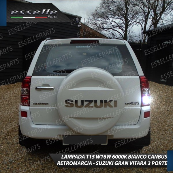 Luci Retromarcia Led Canbus SUZUKI GRAN VITARA Luce Bianca No Error
