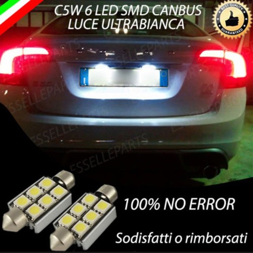 Luci targa 6 LED Canbus