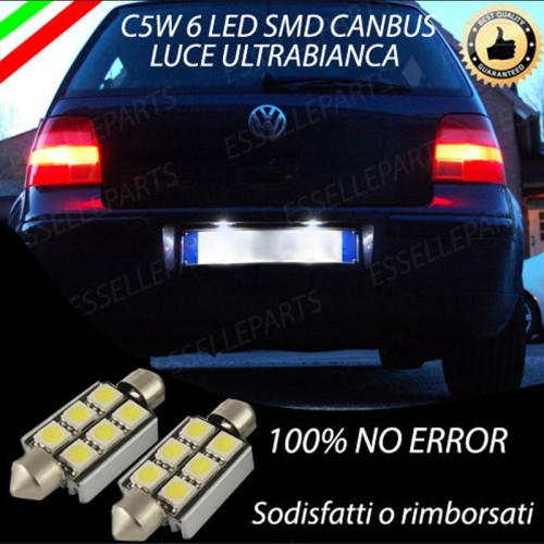 Luci targa 6 LED Canbus