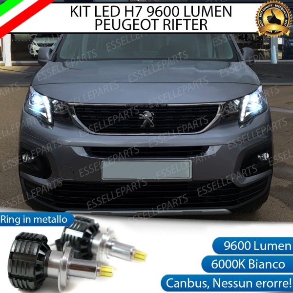 Kit Full LED H7 9600 LUMEN Anabbaglianti PEUGEOT RIFTER