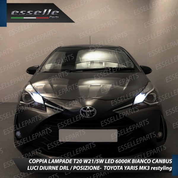 Conversione Fari Full LED 12000LM + 1300LM Toyota Yaris MK3 con fari lenticolari