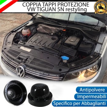 Tappi Posteriori Maggiorati in Gomma per Abbaglianti VW Tiguan 5N