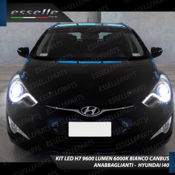 Conversione Fari Full LED 6000K bianco Hyundai I40 Fino al 2013