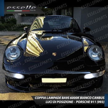 Luci Posizione Led Canbus PORSCHE 911 993 6000K Luce Bianca No Error