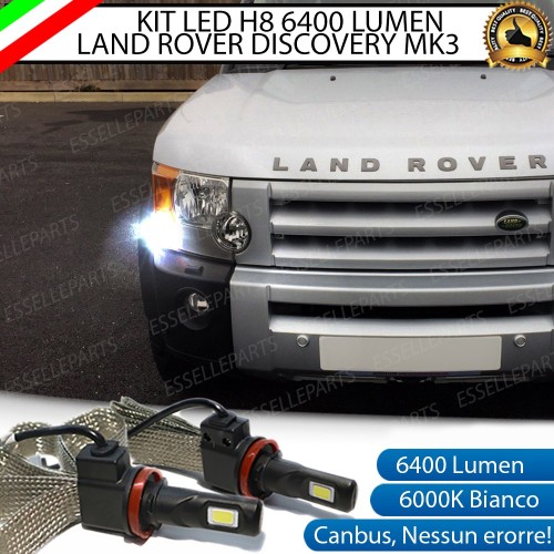 Kit Full LED H8 Luci di svolta 6400 lumen LAND ROVER DISCOVERY III