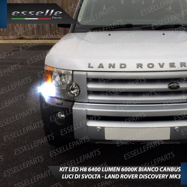 Kit Full LED H8 Luci di svolta 6400 lumen LAND ROVER DISCOVERY III