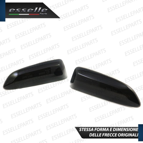 Placchette Dinamiche Laterali nere a led per frecce specifiche per OPEL ASTRA J
