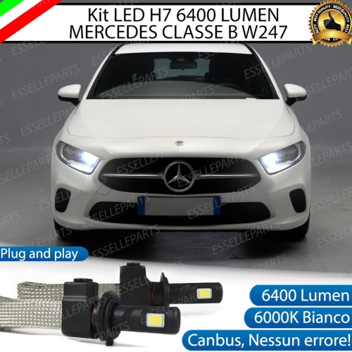 Kit Full LED H7 6400 LUMEN Abbaglianti MERCEDES CLASSE B W247