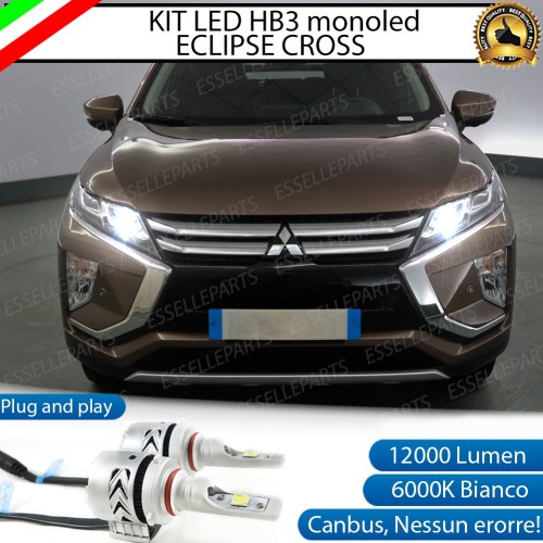 Kit Mono led HIR/HIR2 12000 lumen Anabbaglianti + Abbaglianti MITSUBISHI ECLIPSE CROSS