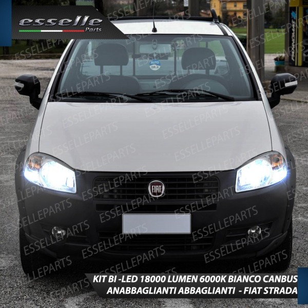 Conversione Fari Full LED 6000k canbus FIAT STRADA 3