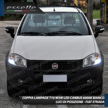 Conversione Fari Full LED 6000k canbus FIAT STRADA 3