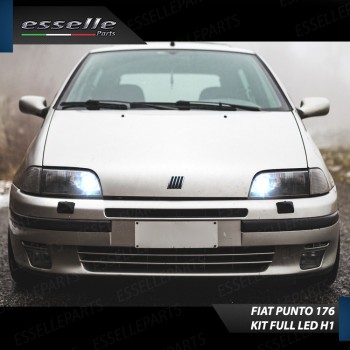 Conversione Fari Full LED 6000K bianco Fiat Punto Mk1 con fari a parabola doppia