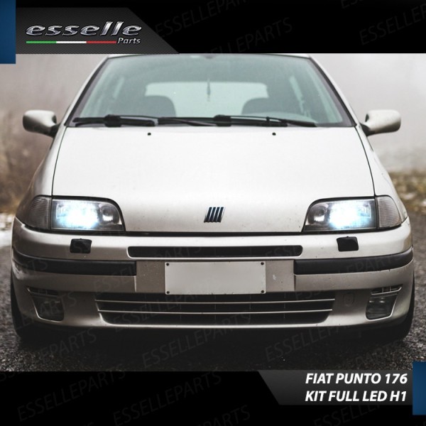 Conversione Fari Full LED 6000K bianco Fiat Punto Mk1 con fari a parabola doppia