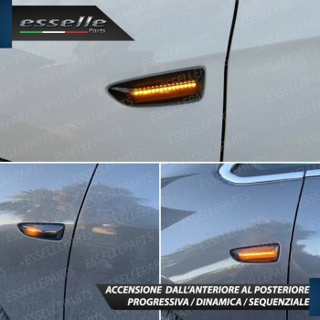 Placchette Dinamiche Laterali nere a led per frecce specifiche per CHEVROLET TRAX