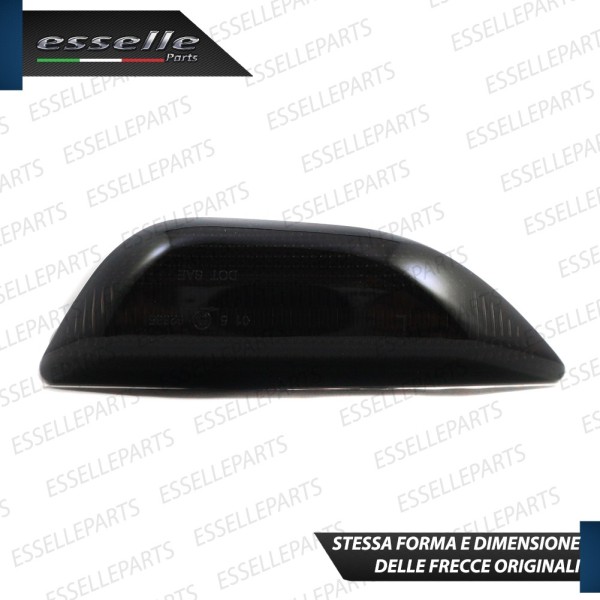 Placchette Dinamiche Laterali nere a led per frecce specifiche per OPEL MOKKA