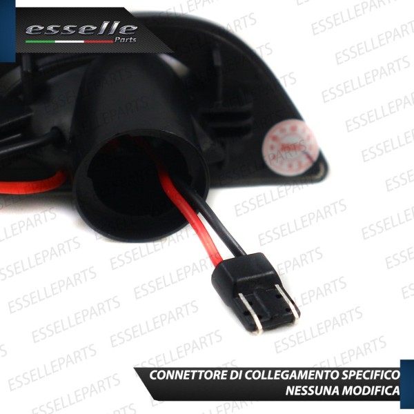 Placchette Dinamiche Laterali nere a led per frecce specifiche per OPEL MOKKA