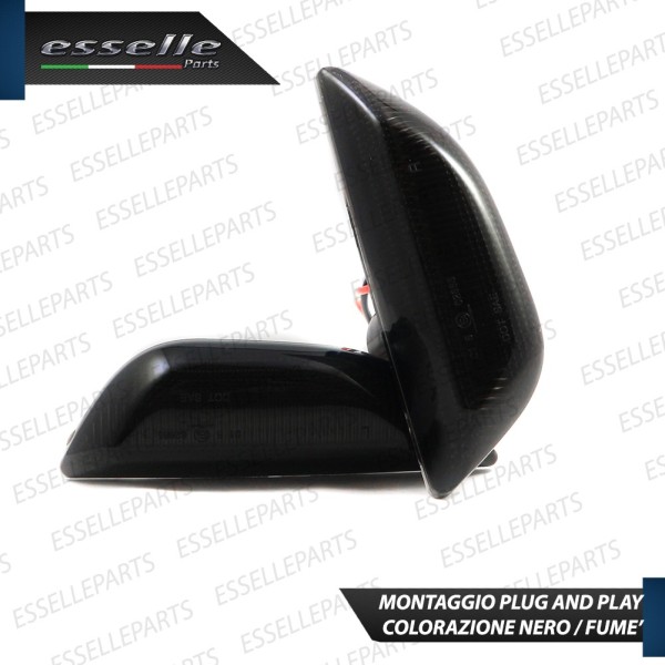 Placchette Dinamiche Laterali nere a led per frecce specifiche per OPEL MOKKA