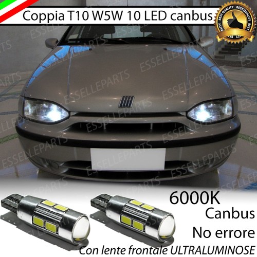 Luci Di Posizione 10 LED per Fiat Palio luce bianca canbus