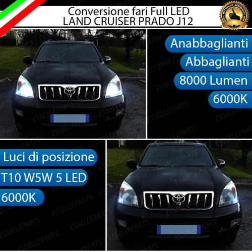 Lampade a LED H4 + T10 per TOYOTA Land Cruiser KD120