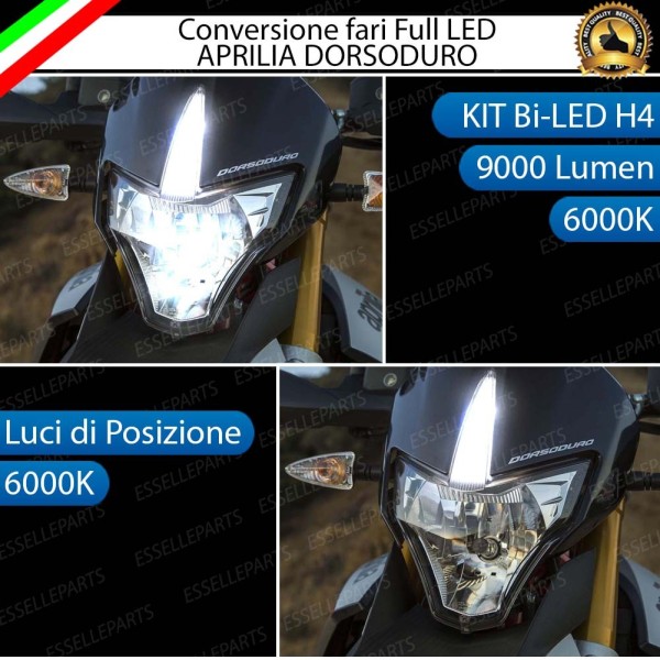 Conversione full LED Lampada H4 Abbagliante APRILIA DORSODURO