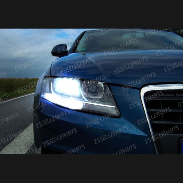 Conversione Fari Full LED 6000K bianco Audi A4 B8 Avant Allroad Pre-Restyling