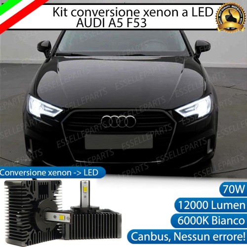 KIT LED D5S CONVERSIONE DA BIXENO A LED 12000 LUMEN 6000K AUDI A5 F53