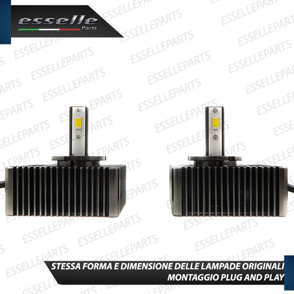 KIT LED D5S CONVERSIONE DA BIXENO A LED 12000 LUMEN 6000K OPEL CORSA E