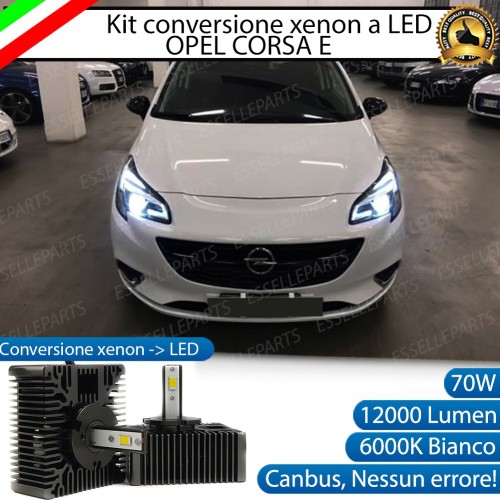 KIT LED D5S CONVERSIONE DA BIXENO A LED 12000 LUMEN 6000K OPEL CORSA E