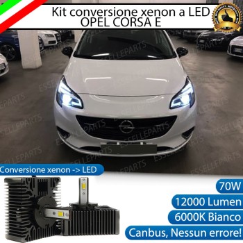 KIT LED D5S CONVERSIONE DA BIXENO A LED 12000 LUMEN 6000K OPEL CORSA E KIT LED D5S CONVERSIONE DA BIXENO A LED 12000 LUMEN 6000K OPEL CORSA E
