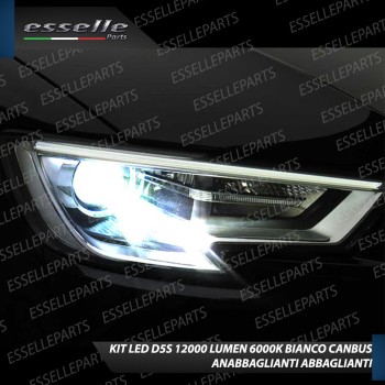 KIT LED D5S CONVERSIONE DA BIXENO A LED 12000 LUMEN 6000K AUDI TT FV