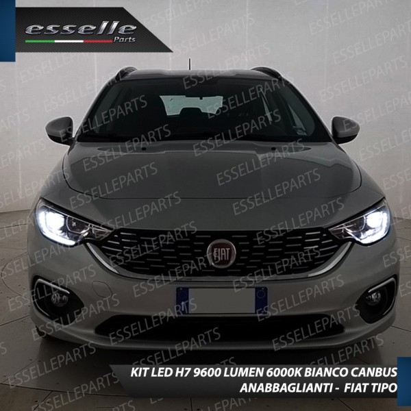 Conversione Fari Full LED 6000K bianco Fiat Tipo Con Fari Lenticolari