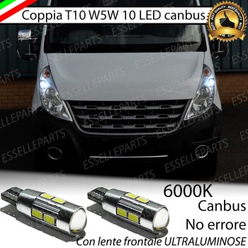 Luci Di Posizione 10 LED per Renault Master 3 Luce Bianca