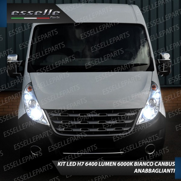 Conversione Fari Full LED 6000k canbus RENAULT MASTER 3 No Error
