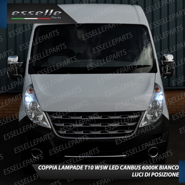 Luci posizione 10 LED Canbus 660 Lumen OPEL MOVANO II