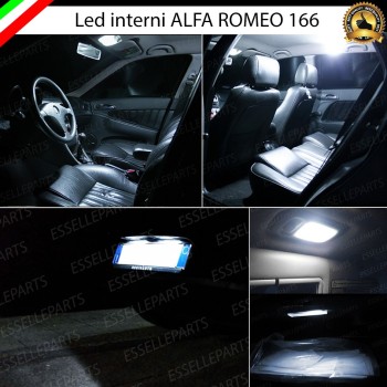 Kit LED Interni Completo + Targa 6000K Bianco Canbus Alfa Romeo 166