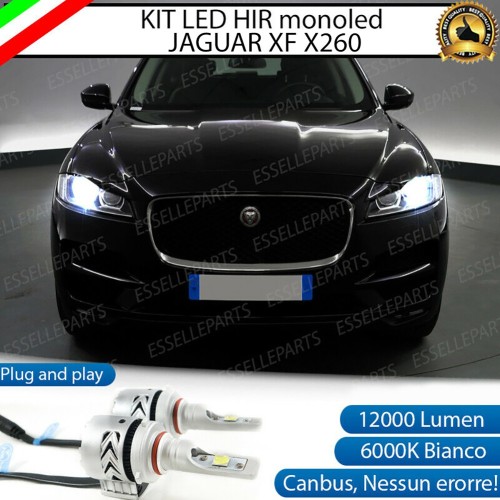 Kit Mono led HIR/HIR2 12000 lumen Anabbaglianti + Abbaglianti JAGUAR XF X260