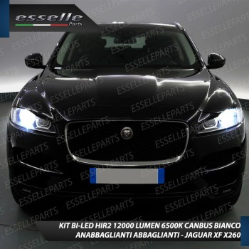 Kit Mono led HIR/HIR2 12000 lumen Anabbaglianti + Abbaglianti JAGUAR XF X260