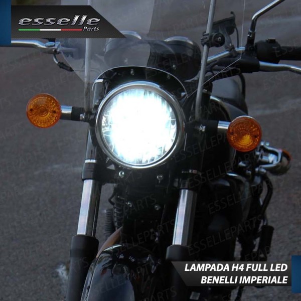 Kit Full LED Lampada H4 9000 LUMEN Anabbagliante Abbagliante BENELLI IMPERIALE