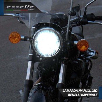 Kit Full LED Lampada H4 9000 LUMEN Anabbagliante Abbagliante BENELLI IMPERIALE