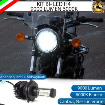 Kit Full LED Lampada H4 9000 LUMEN Anabbagliante Abbagliante BENELLI IMPERIALE
