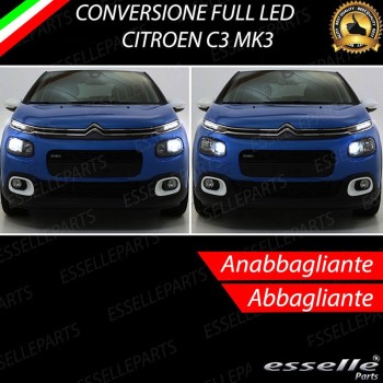Conversione Fari Full LED 6000k canbus CITROEN C3 III