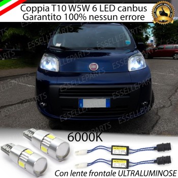 Luci Di Posizione 6 LED Per Fiat Qubo Luce Bianca