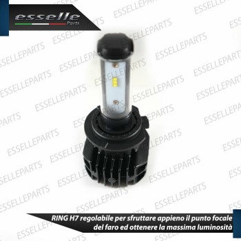 Kit Full LED H7 Anabbagliante Per Benelli TRK 502 ABS 4900 Lumen 6000K Bianco