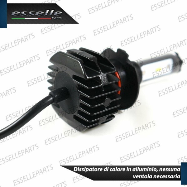 Kit Full LED H7 Anabbagliante Per Benelli TRK 502 ABS 4900 Lumen 6000K Bianco