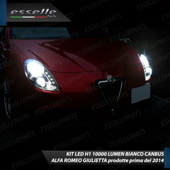 Conversione Fari Full LED 6000K bianco Alfa Romeo Giulietta Fino al 2013